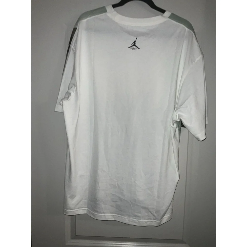 MENS JORDAN FLIGHT HERITAGE T SHIRT_SAIL/BLACK SIZE XL